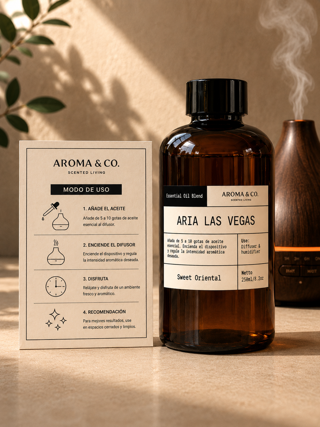 Fragrance & Essential Oil Blend para Difusor ARIA LAS VEGAS de 250ml