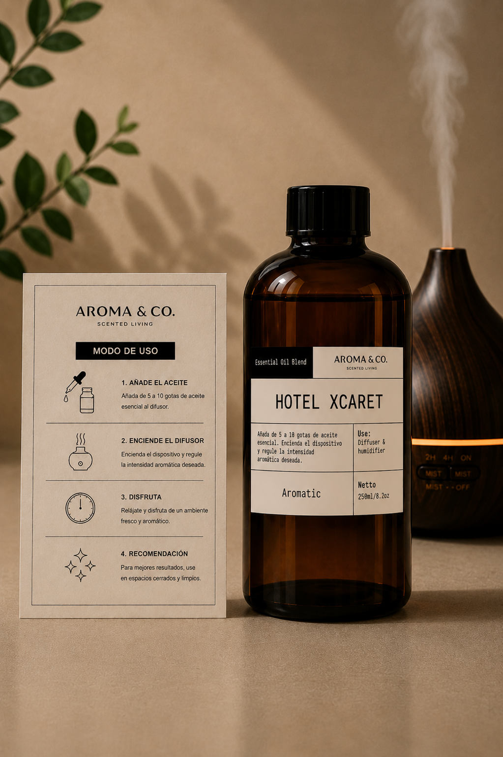 Fragrance & Essential Oil Blend para Difusor Hotel Xcaret de 250ml
