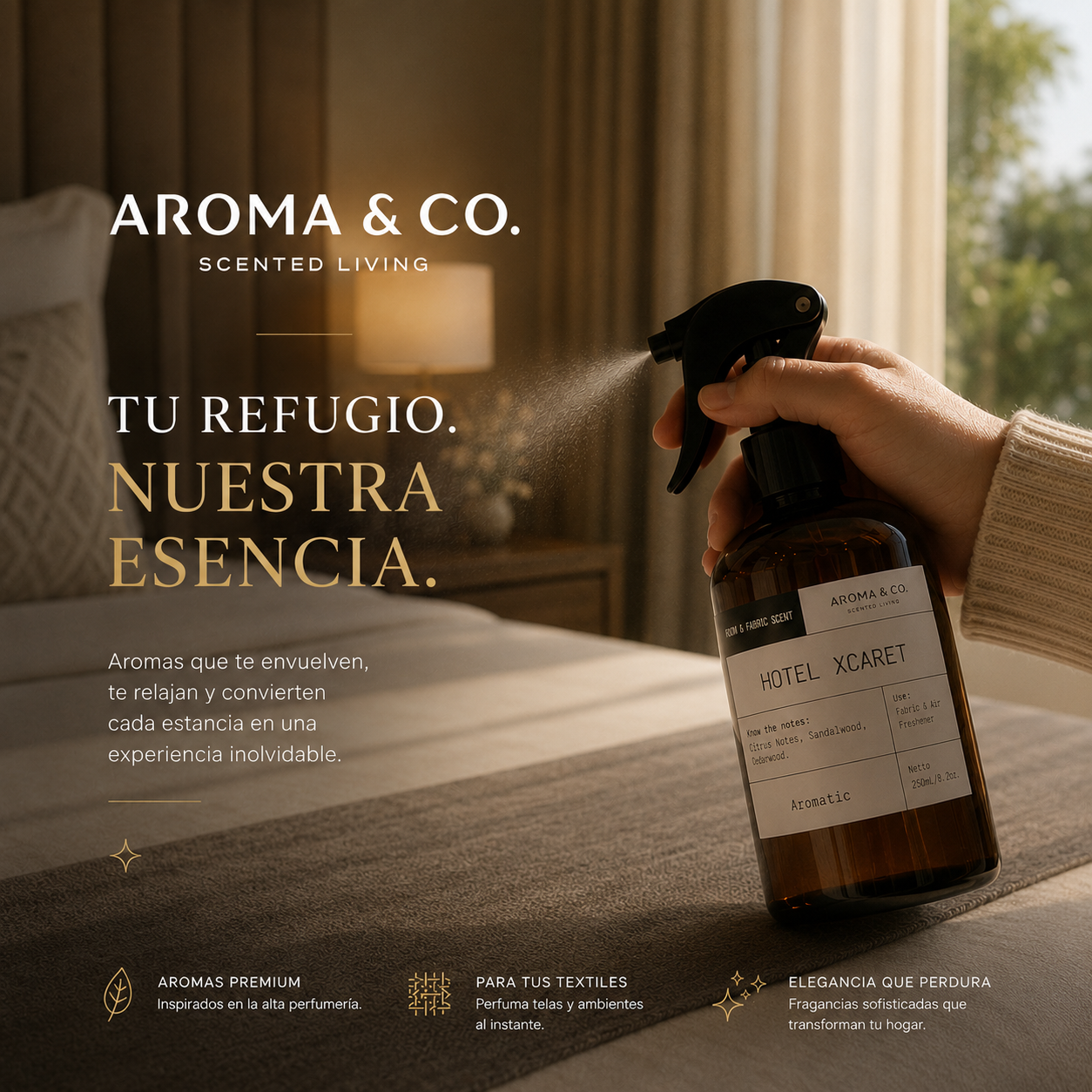 Aroma & Co. Home Spray Hotel Xcaret | 250 ml