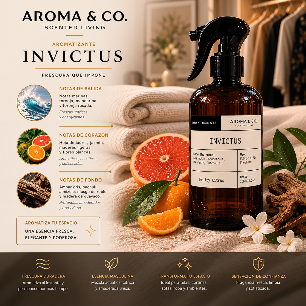 Aroma & Co. Home Spray Invictus | 250 ml