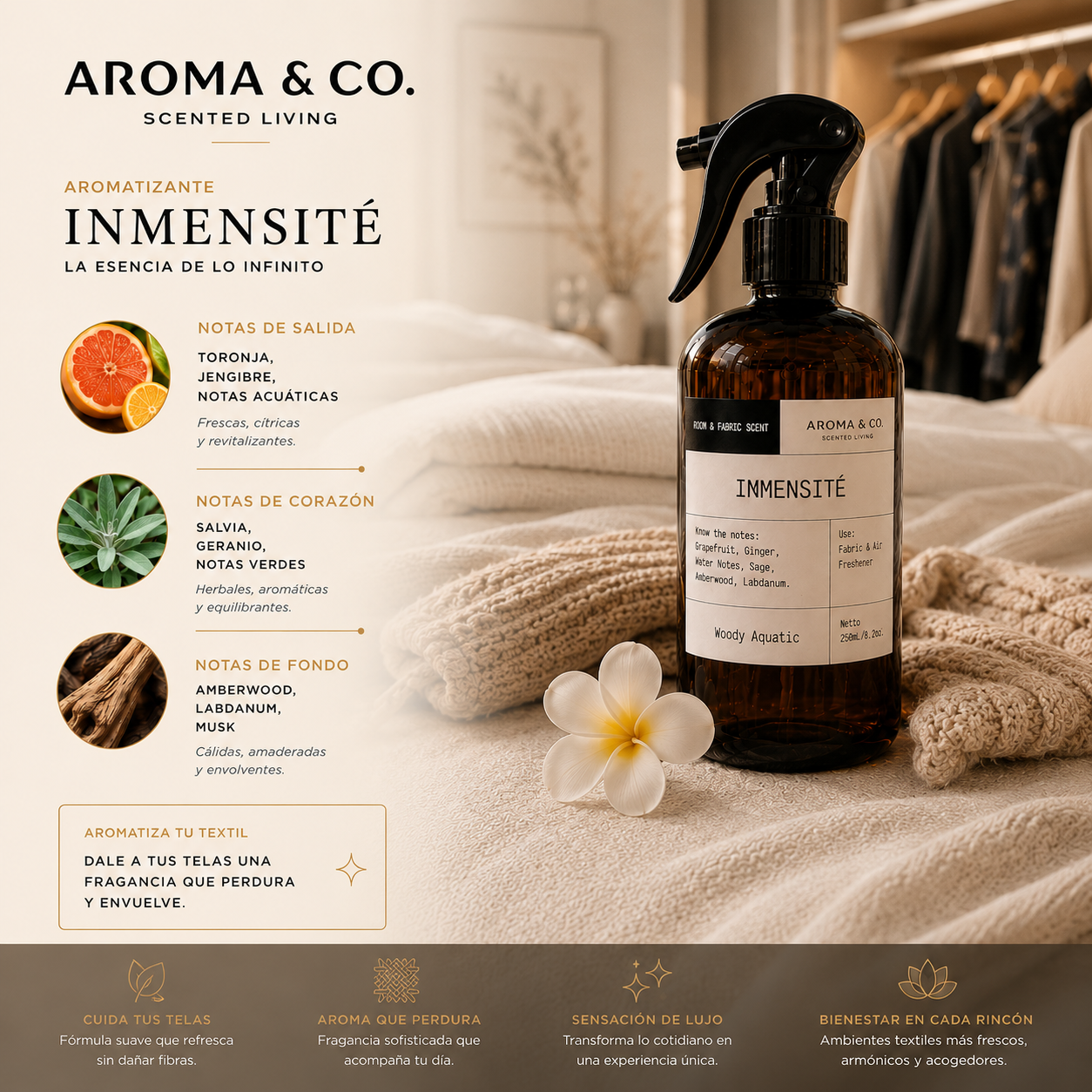 Aroma & Co. L Immensite Home Spray | 250 ml