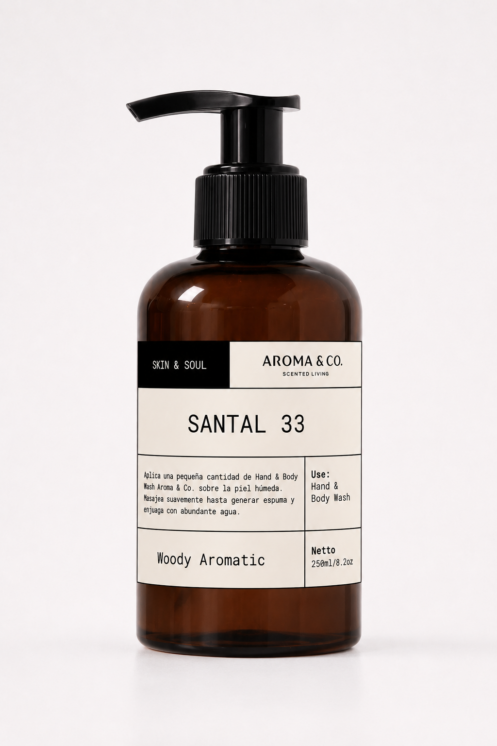 Santal 33 — Jabón Líquido de Lujo 250 ml