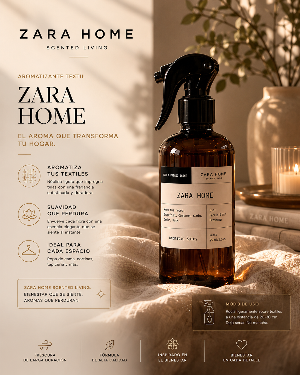 Aroma & Co. Home Spray Zara Home | 250 ml