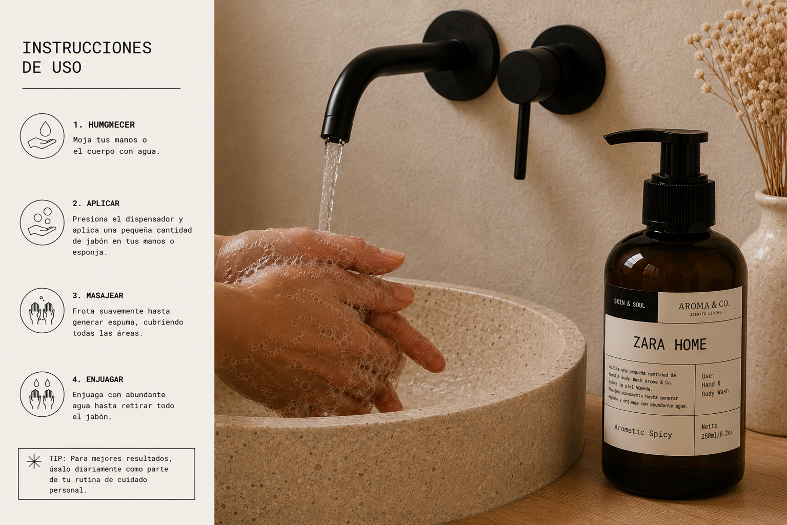 Zara Home — Jabón Líquido de Lujo 250 ml