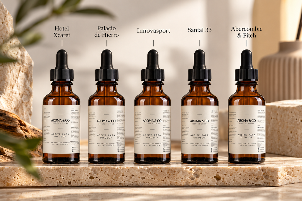 Kit de Aceites para Difusor 5 Aromas Más Vendidos – 30 ml c/u