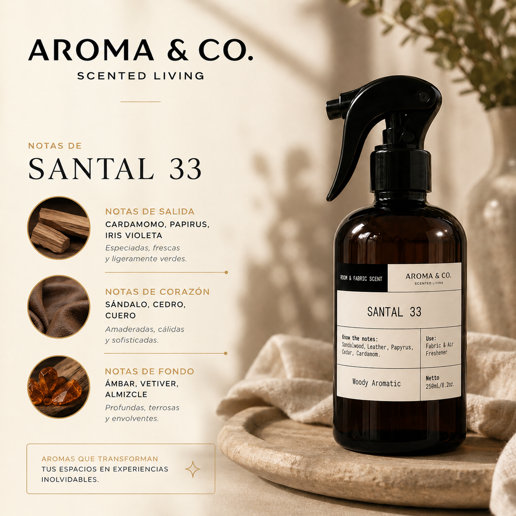 Aroma & Co. Home Spray Santal 33 | 250 ml