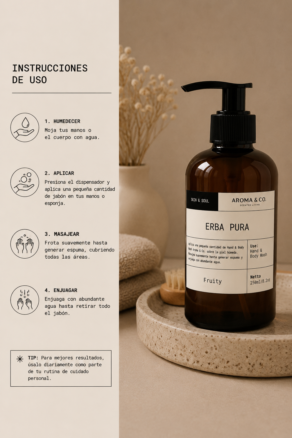 Erba Pura — Jabón Líquido de Lujo 250 ml
