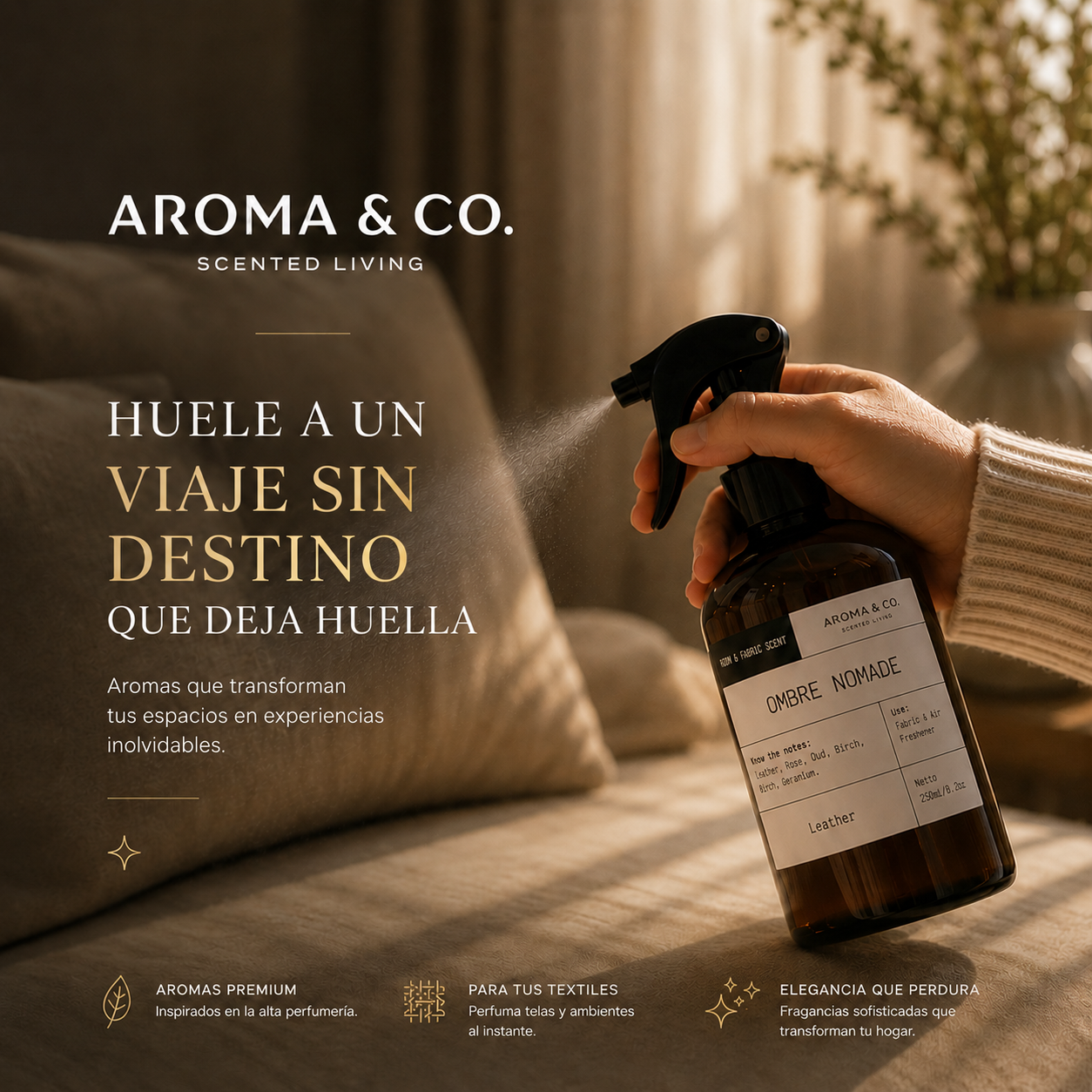 Aroma & Co. Home Spray Ombre Nomade | 250 ml