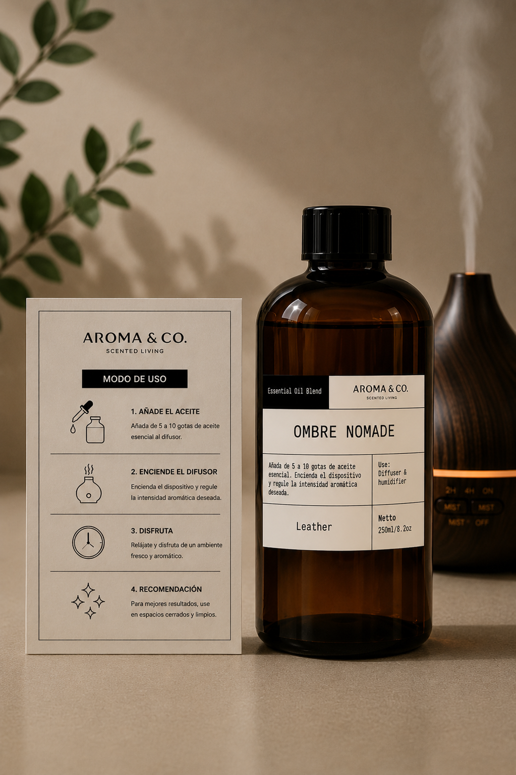 Fragrance & Essential Oil Blend para Difusor OMBRE NOMADE de 250ml