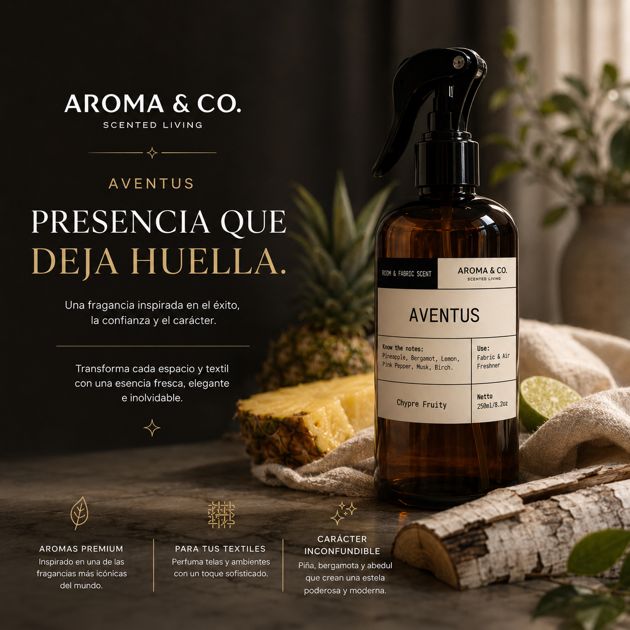 Aroma & Co. Home Spray Aventus | 250 ml