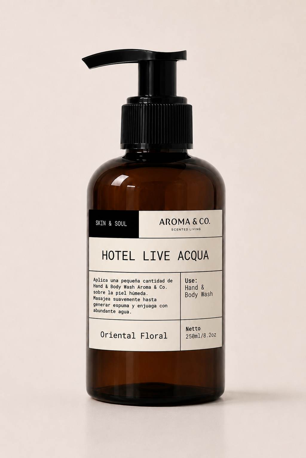 Hotel Live Acqua— Jabón Líquido de Lujo 250 ml