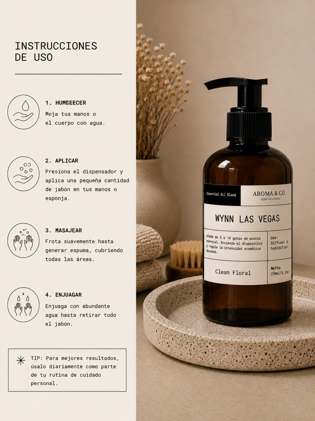 Wynn Las Vegas — Jabón Líquido de Lujo 250 ml